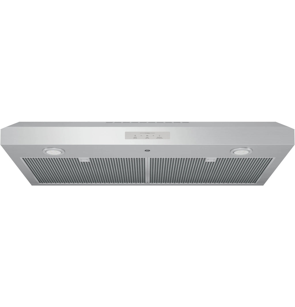 GE Profile - 36 Convertible Range Hood - Stainless steel