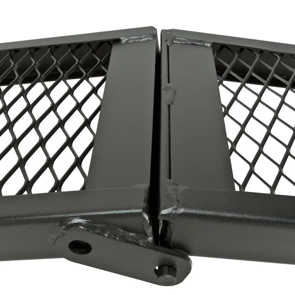 90in Black Steel Dual Runner Folding ATV Ramps