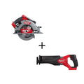 Milwaukee 2732-20 M18 FUEL 18V 7-1/4 Circular Saw w/ SAWZALL Reciprocating Saw