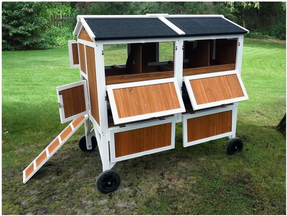 zoovilla Free-Range Chicken Coop, 8 Chicken