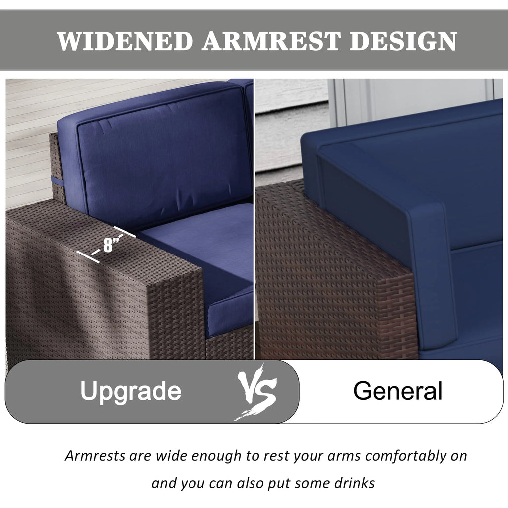 LayinSun Outdoor Furniture Sectional Conversation