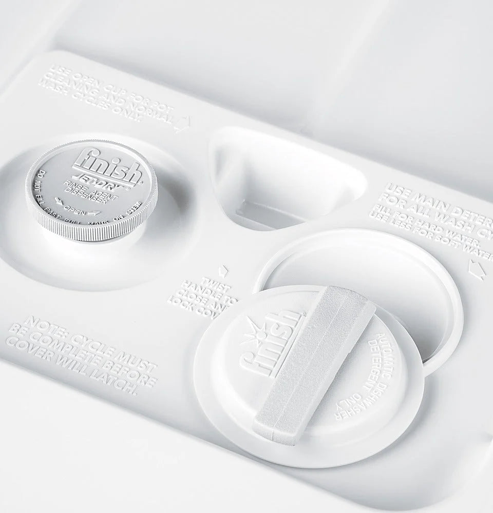 GE - 24 Built-In Dishwasher - White on white