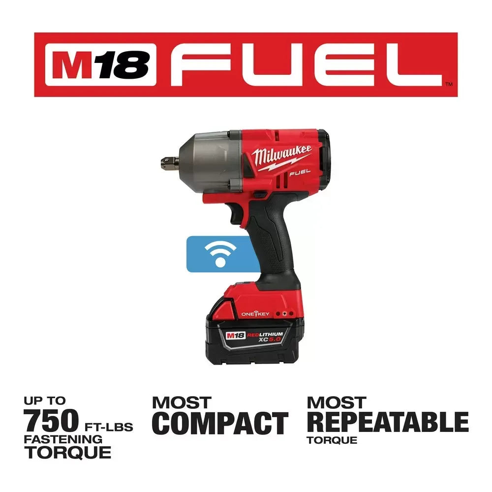 Milwaukee Pre-Sale 2862-22R M18 FUEL 18V 1/2 High Torque Impact Wrench Pin Detent Kit
