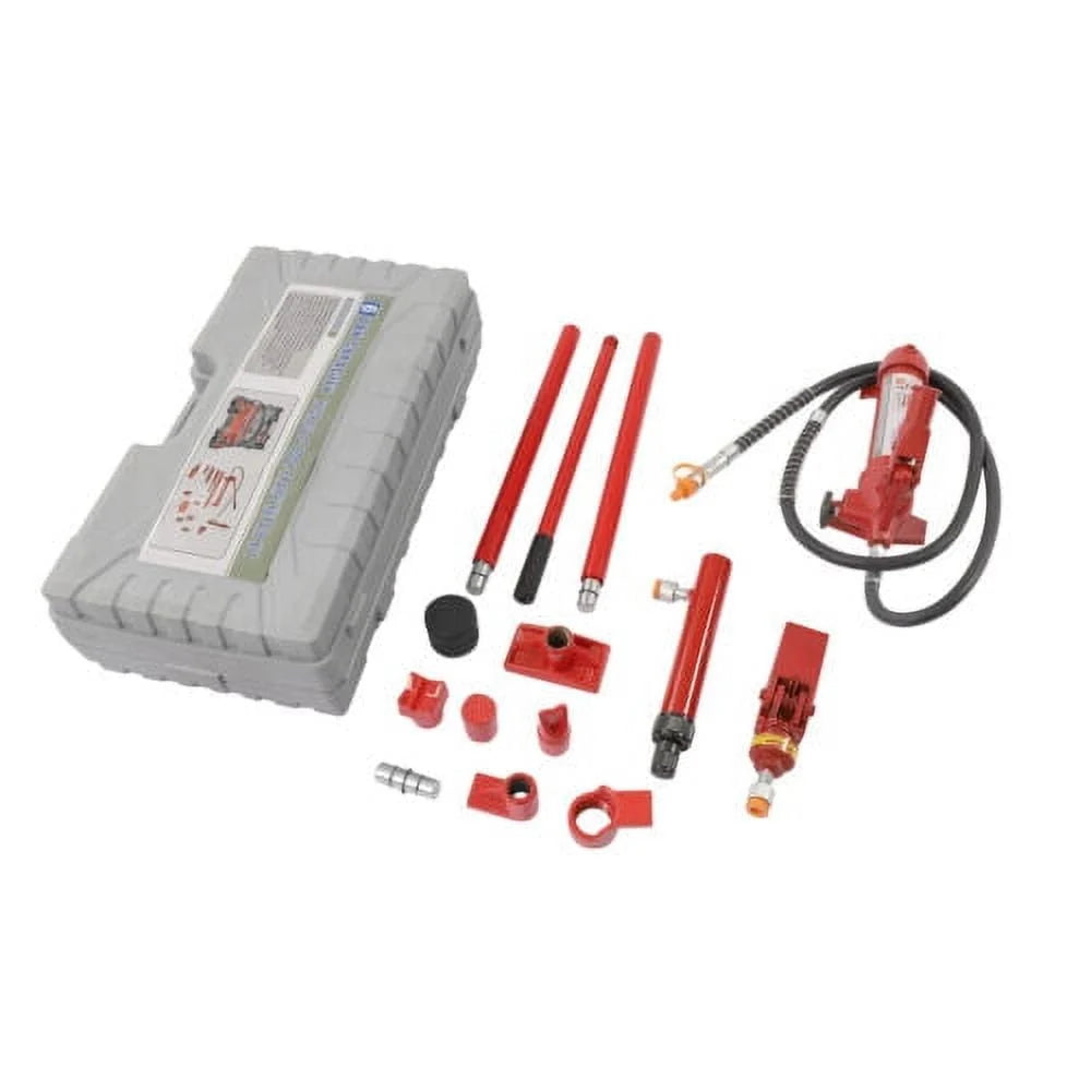 6 Ton Porta Power Hydraulic Jack Auto Body Frame Machine Kit Lift Ram Heavy Duty