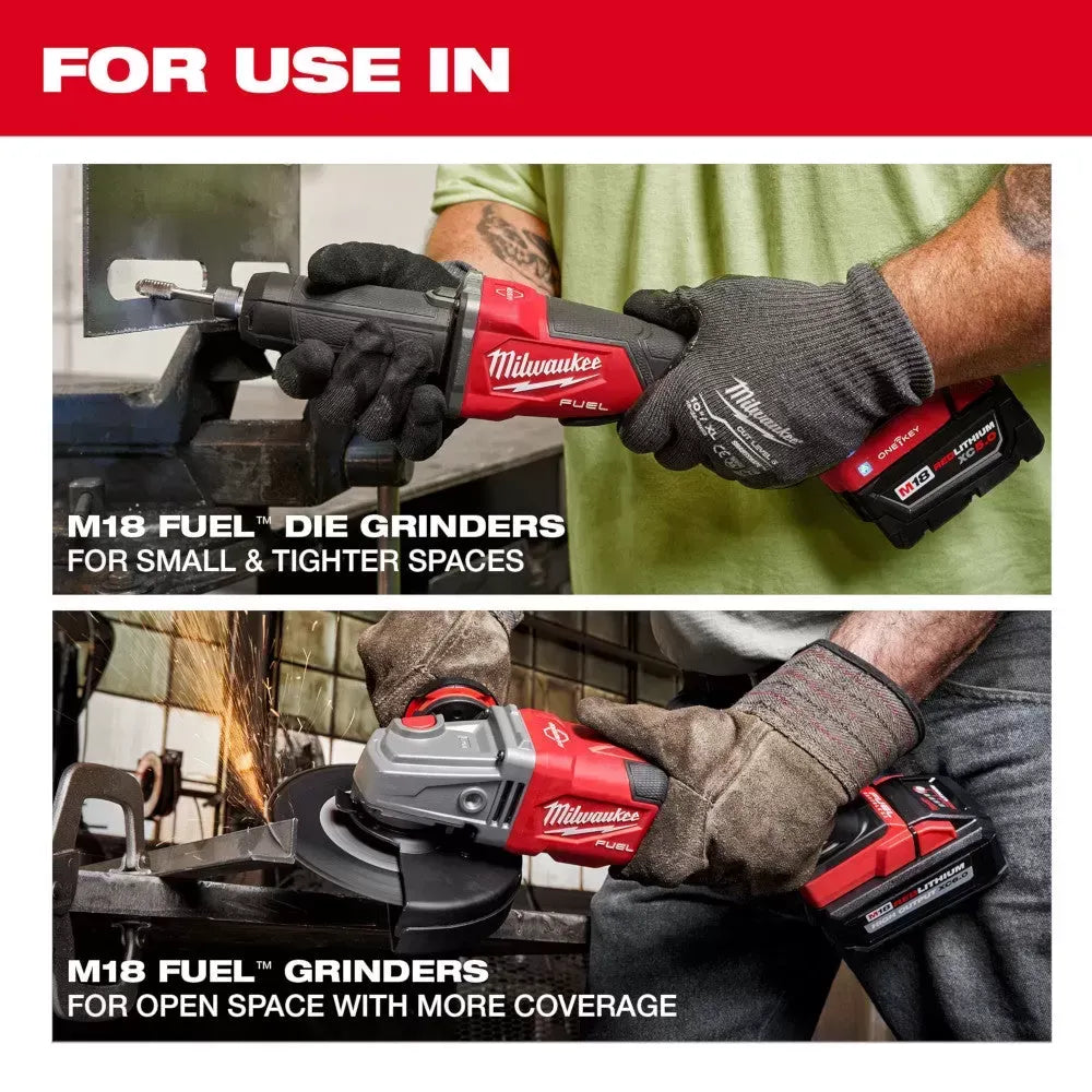 Milwaukee Pre-Sale 2984-20 M18 FUEL 18V Braking Die Grinder w/ Paddle Switch - Bare Tool