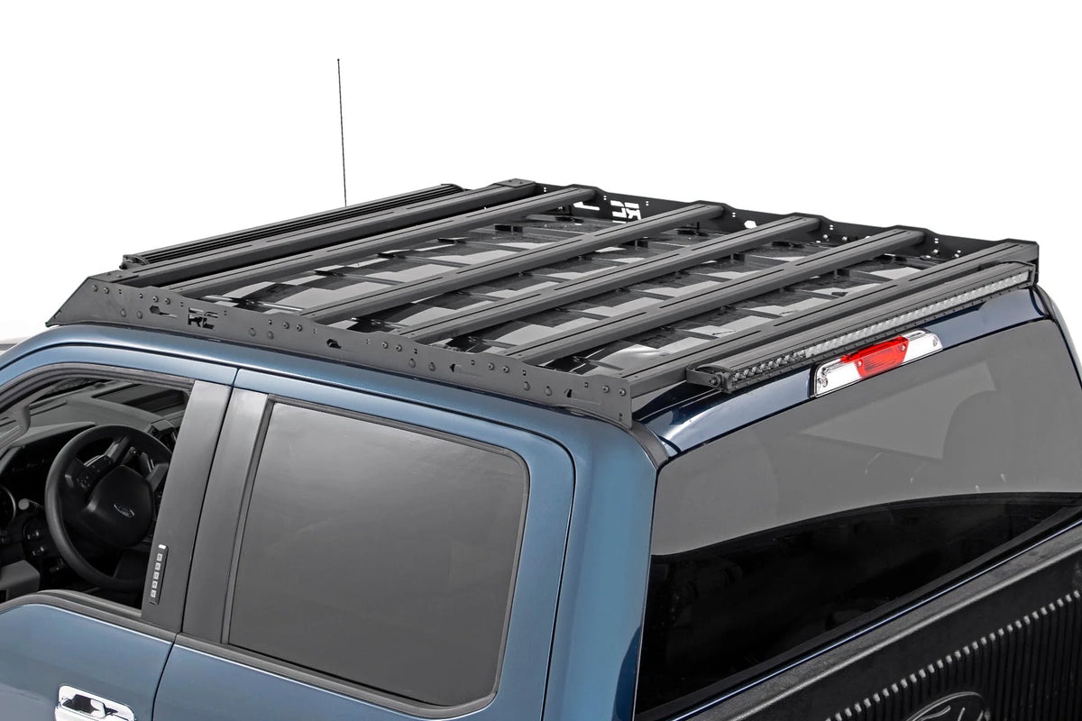 Rough Country Roof Rack System w/40 Front & Rear LED for 15-18 F-150 - 51022 Fits select: 2015-2016,2017-2018 FORD F150