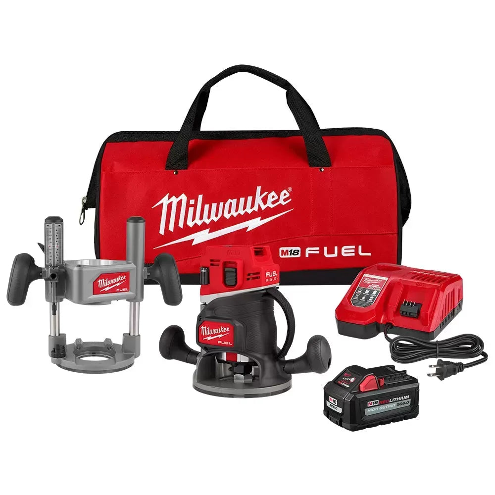 Milwaukee 2838-21 M18 FUEL 18V 1/2 Cordless Lithium-Ion Router Kit, BLACK FRIDAY PRE-SALE ONLY $35.99 AND 2 ADDITIONAL 5.0AH BATTERIES FOR THE FIRST 100 CUSTOMERS