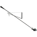 Adjustable Wall Lamp with Swinging Arm and Cast Iron Counterweight, 80.7  inches