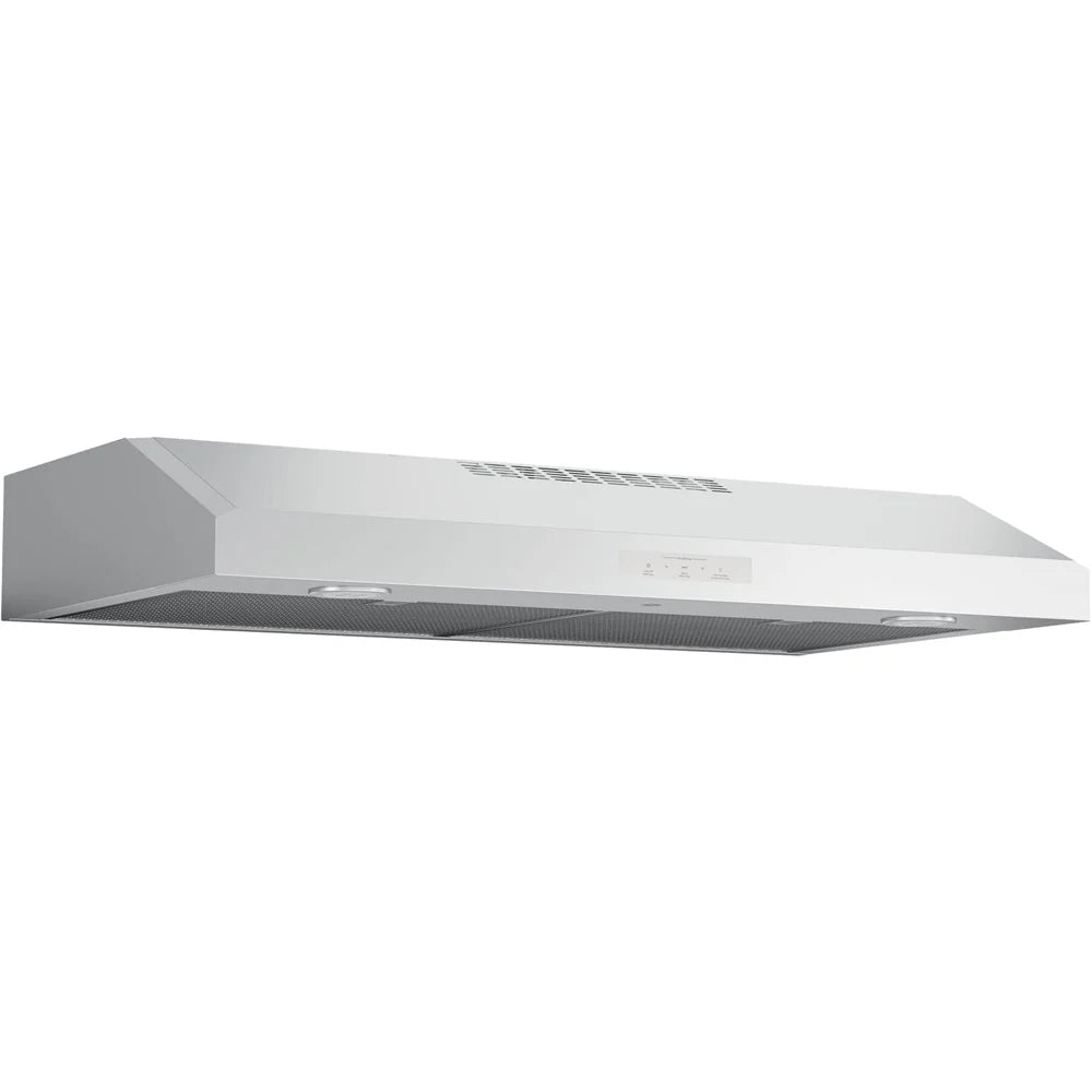 GE Profile - 36 Convertible Range Hood - Stainless steel