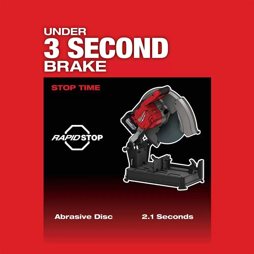 Milwaukee 2990-21HD M18 FUEL 14 Li-Ion Brushless Portable Abrasive Chop Saw Kit