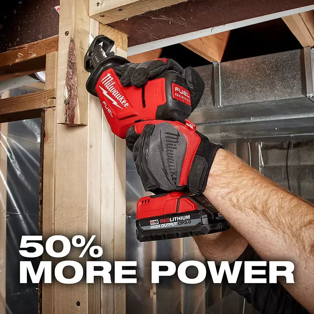 Milwaukee 48-11-1837 M18 18V 3.0Ah REDLITHIUM Compact Battery Pack, 2pk