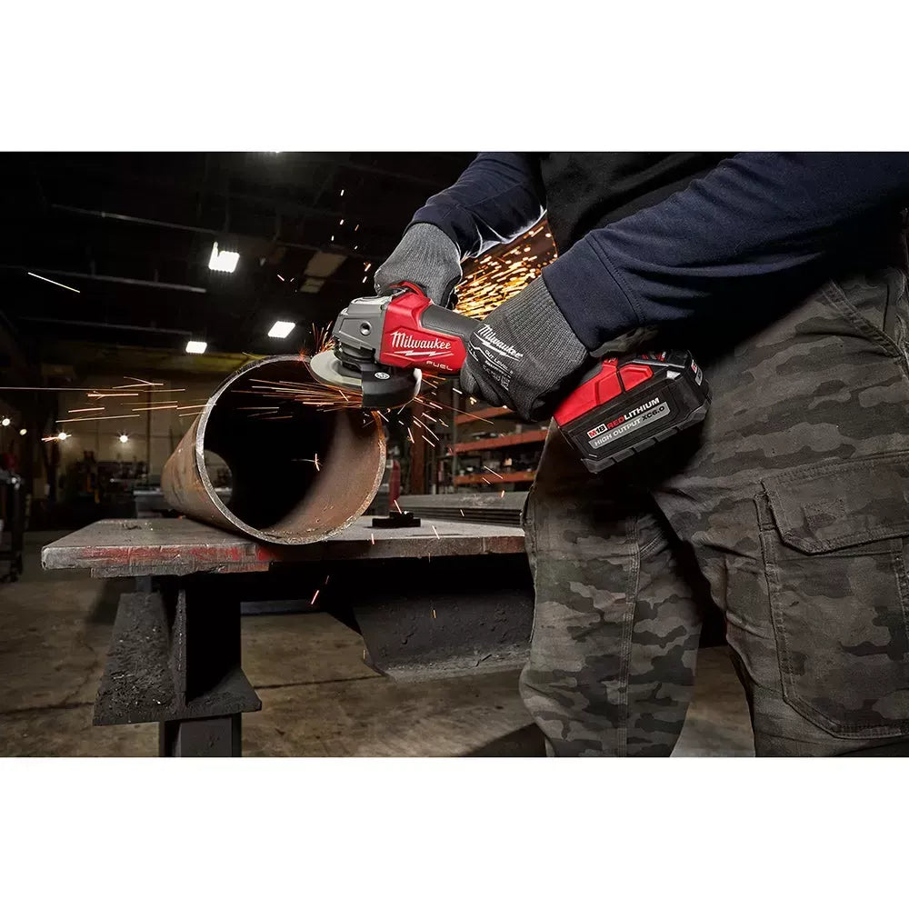 Milwaukee Pre-Sale 2880-21F M18 FUEL 18V 5 Grinder w/ REDLITHIUM Forge XC6.0 Kit