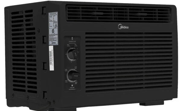 Midea 5，000 BTU 115V Mechanical Window Air Conditioner， Black， MAW05M1WBL