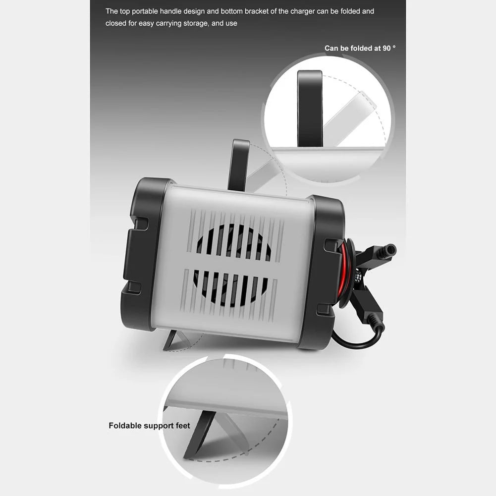 Car and Motorcycle Battery Charger 12V/6A Intelligent Pulse Repair Charger