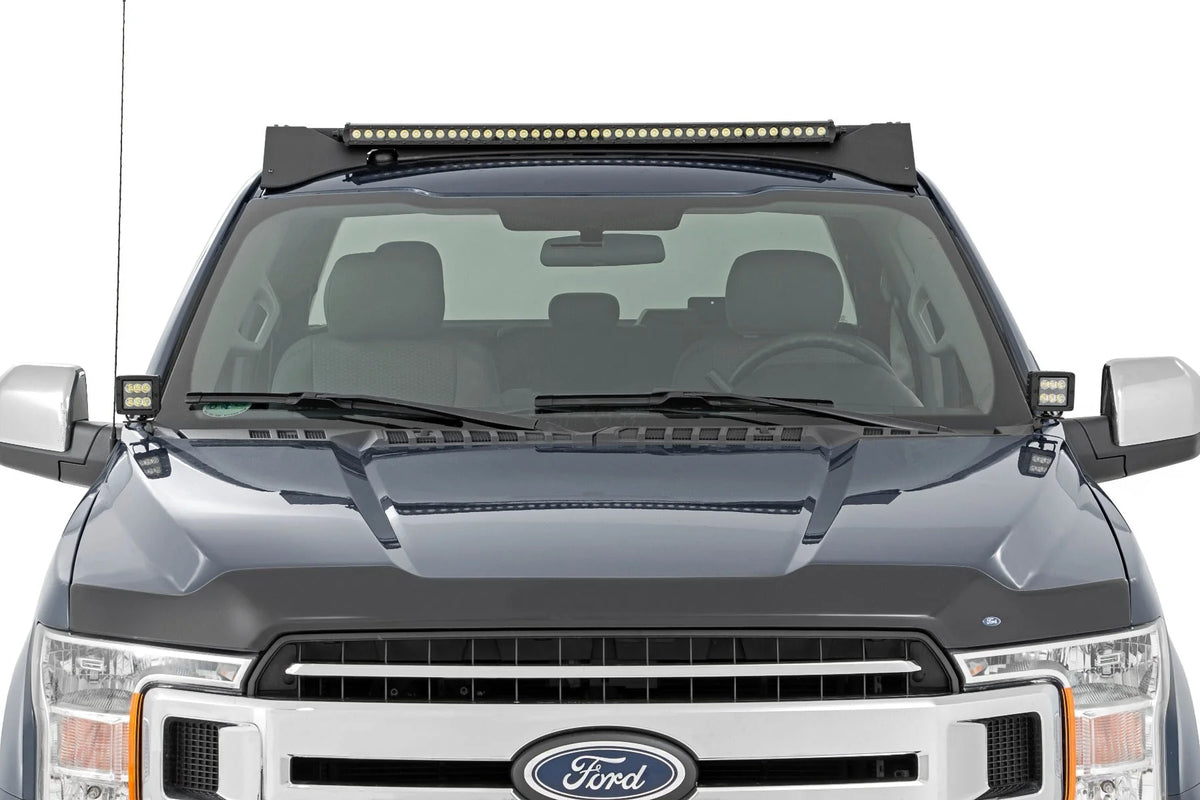 Rough Country Roof Rack System w/40 Front & Rear LED for 15-18 F-150 - 51022 Fits select: 2015-2016,2017-2018 FORD F150