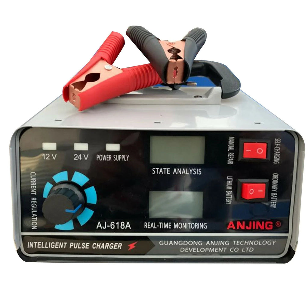 AJ-618A Smart Automatic Car Battery Charger Heavy Duty Pulse Repair Maintainer 12V