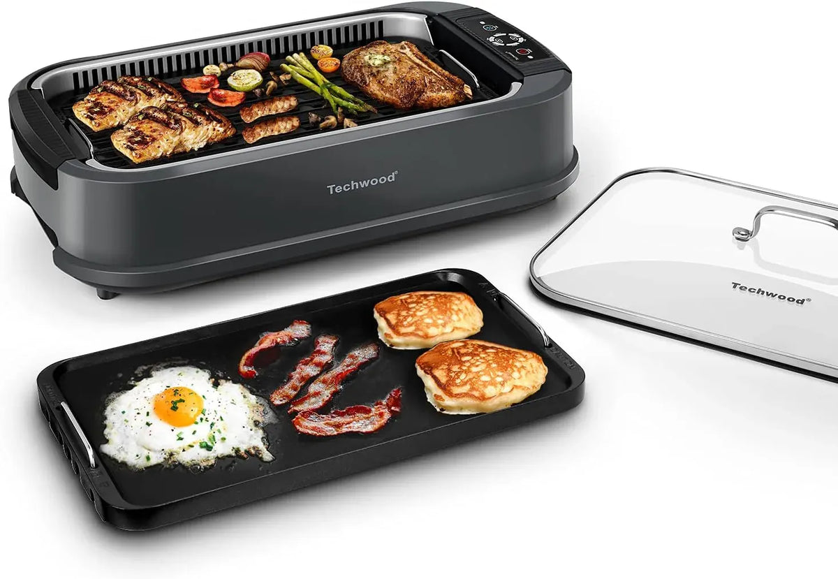 Indoor Smokeless Grill, 1500W Electric BBQ Grill with Temperature Control, Kore