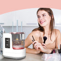 Automatic Makeup Brush Cleaner with High Speed Spinning and Multiple Silicone  Collars