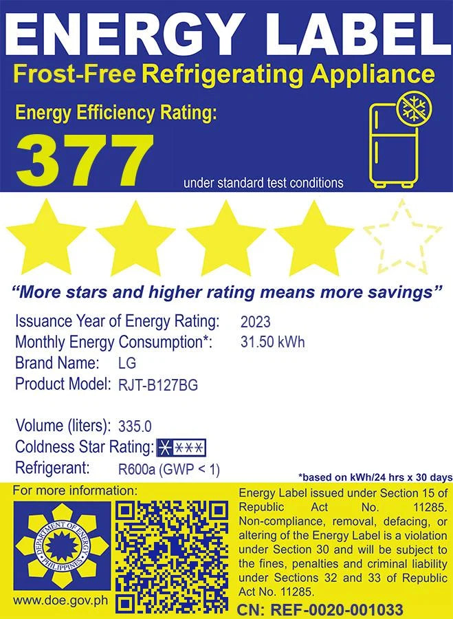 12.7 Cu. Ft. Refrigerator Inverter