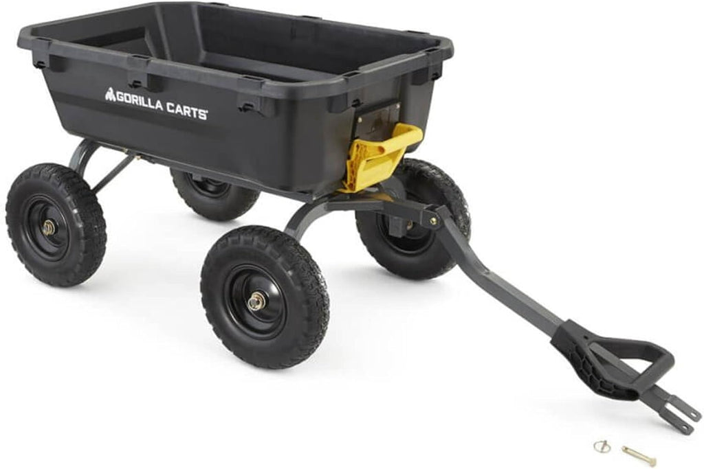 7GCG-NF Heavy-Duty Poly Dump Garden Cart, 7 Cu. Ft., 1,200-Lb. Capacity