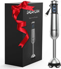 1000W Powerful Immersion Blender handheld, New Update Hand Blender with 25-Speed, Scratch-Resistant Corded Hand Mixer with Heavy-Duty Copper Brushless Motor and Gift Box