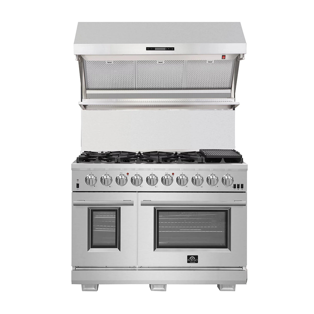Savona - 48 Wall Mount Range Hood with Hybrid Filters & Back Splash