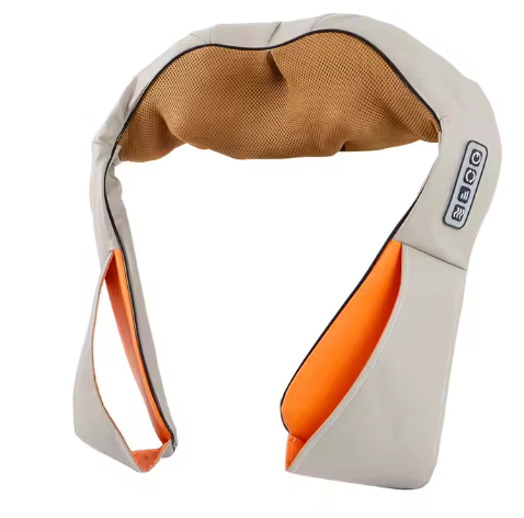 Abdominal Massager with Dual Rotating Heads and Heat Function, 9.8 Inch  Width