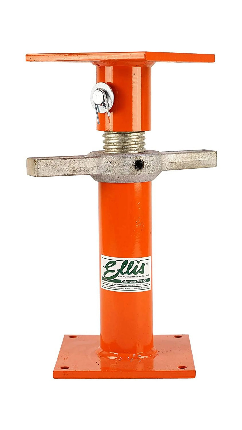Ellis Manufacturing Company - Light Duty Steel Shores & Jack Post - 13 - 17 Adjustment Range - 20,000 lb Safe Load Capacity