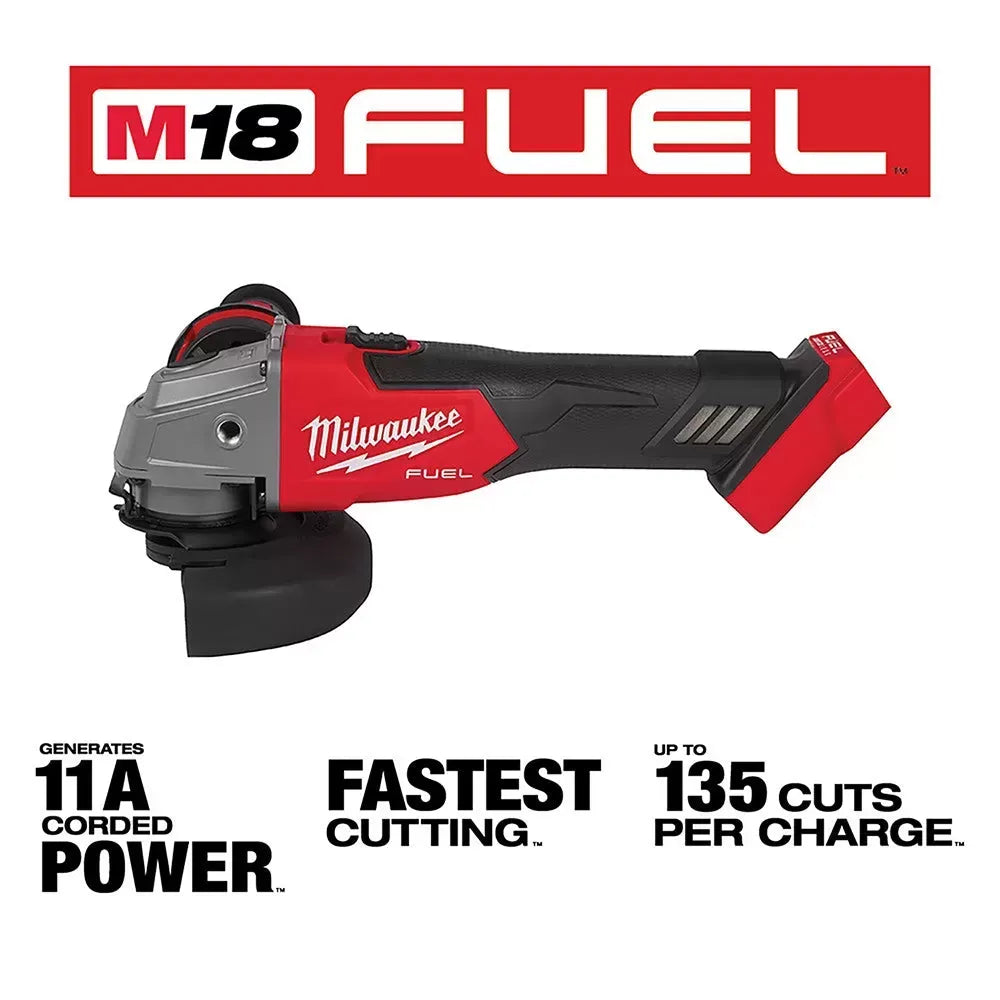 Milwaukee Pre-Sale 2881-20 M18 FUEL 4-1/2 / 5 Grinder Slide Switch Lock-On - Bare Tool