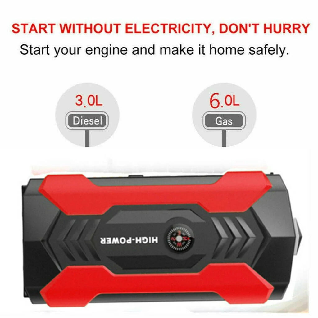 Tagital Portable Mini Slim 20000mAh Car Jump Starter Engine Battery Power Bank