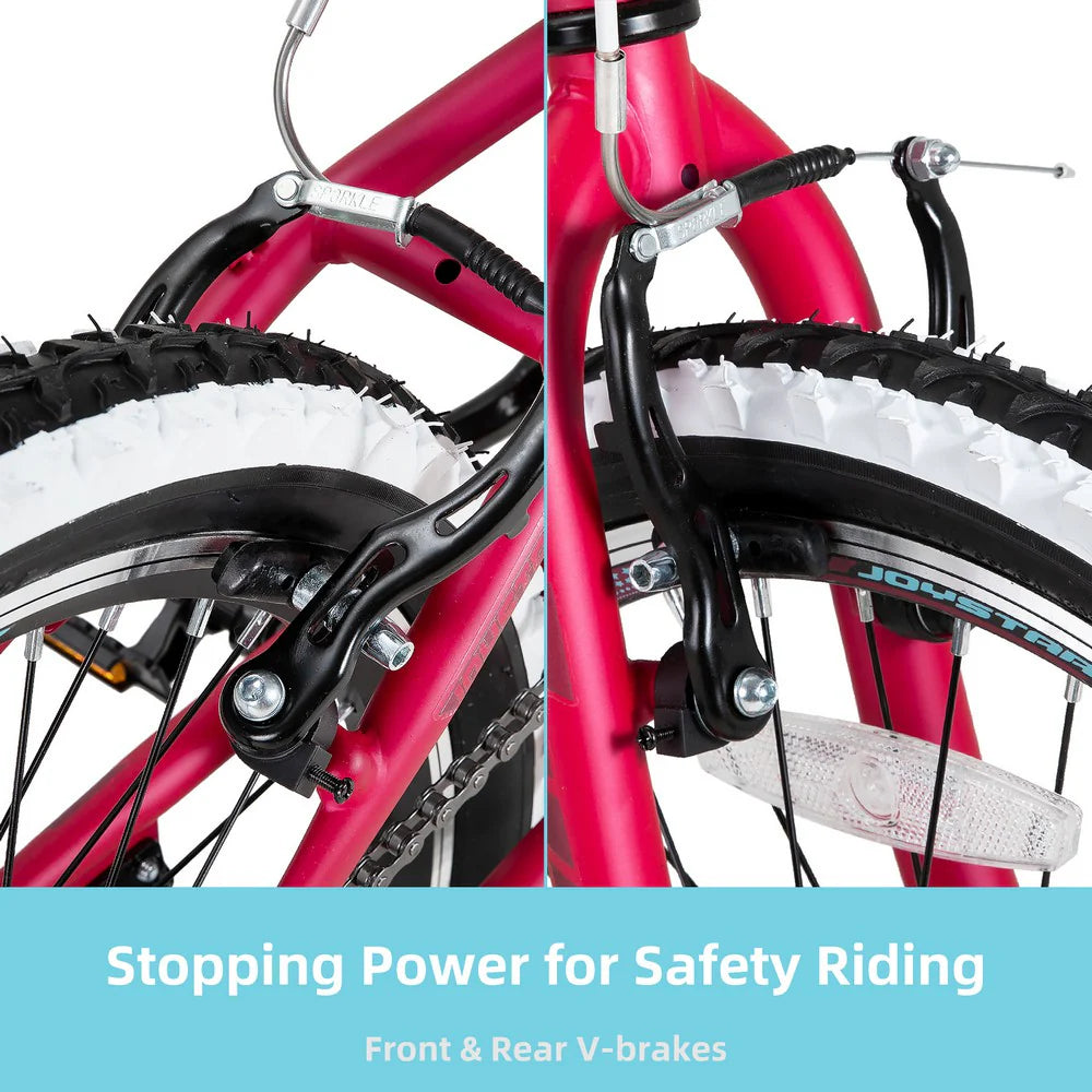 20/24-Inch Kids Mountain Bike, Single-Speed - Option 3