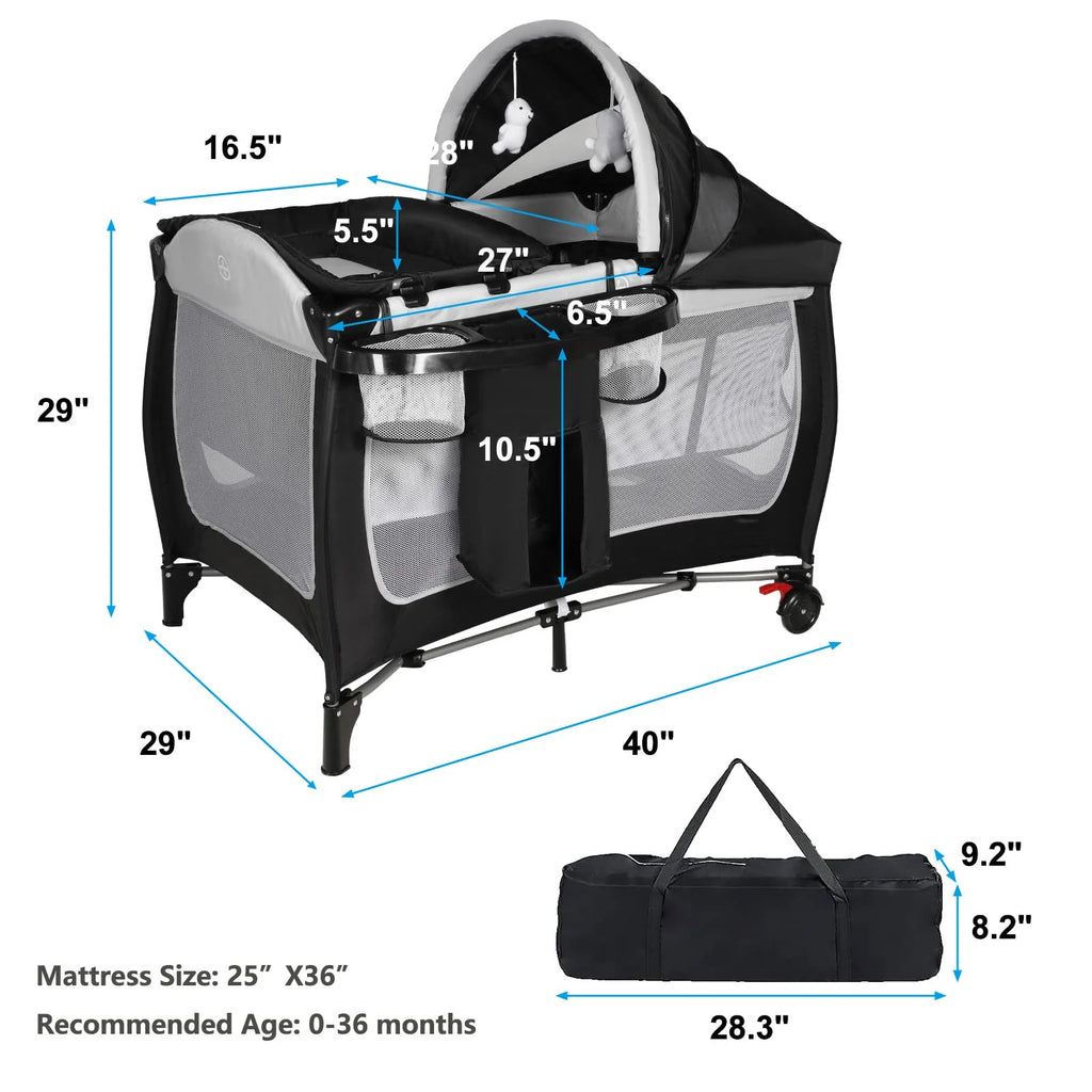 Kinder King Portable Bassinet Adjustable