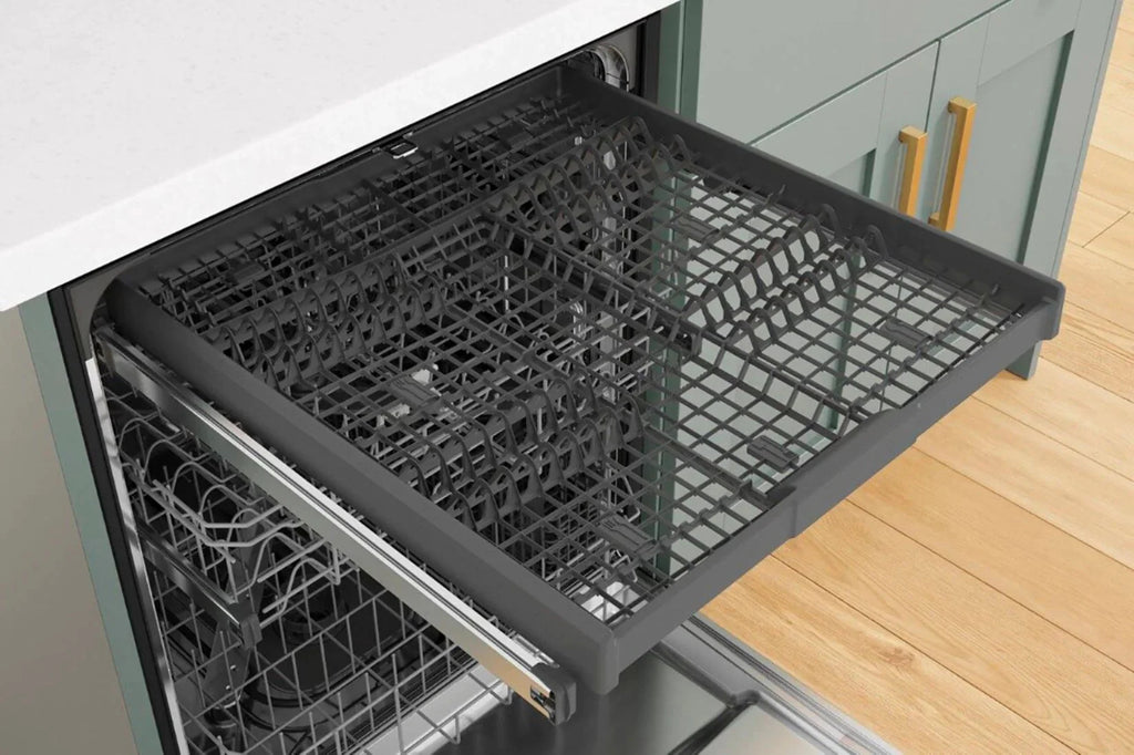 Whirlpool - 24 Top Control Built-In Dishwasher with Stainless Steel Tub, Large Capacity, 3rd Rack, 47 dBA - Black stainless steel