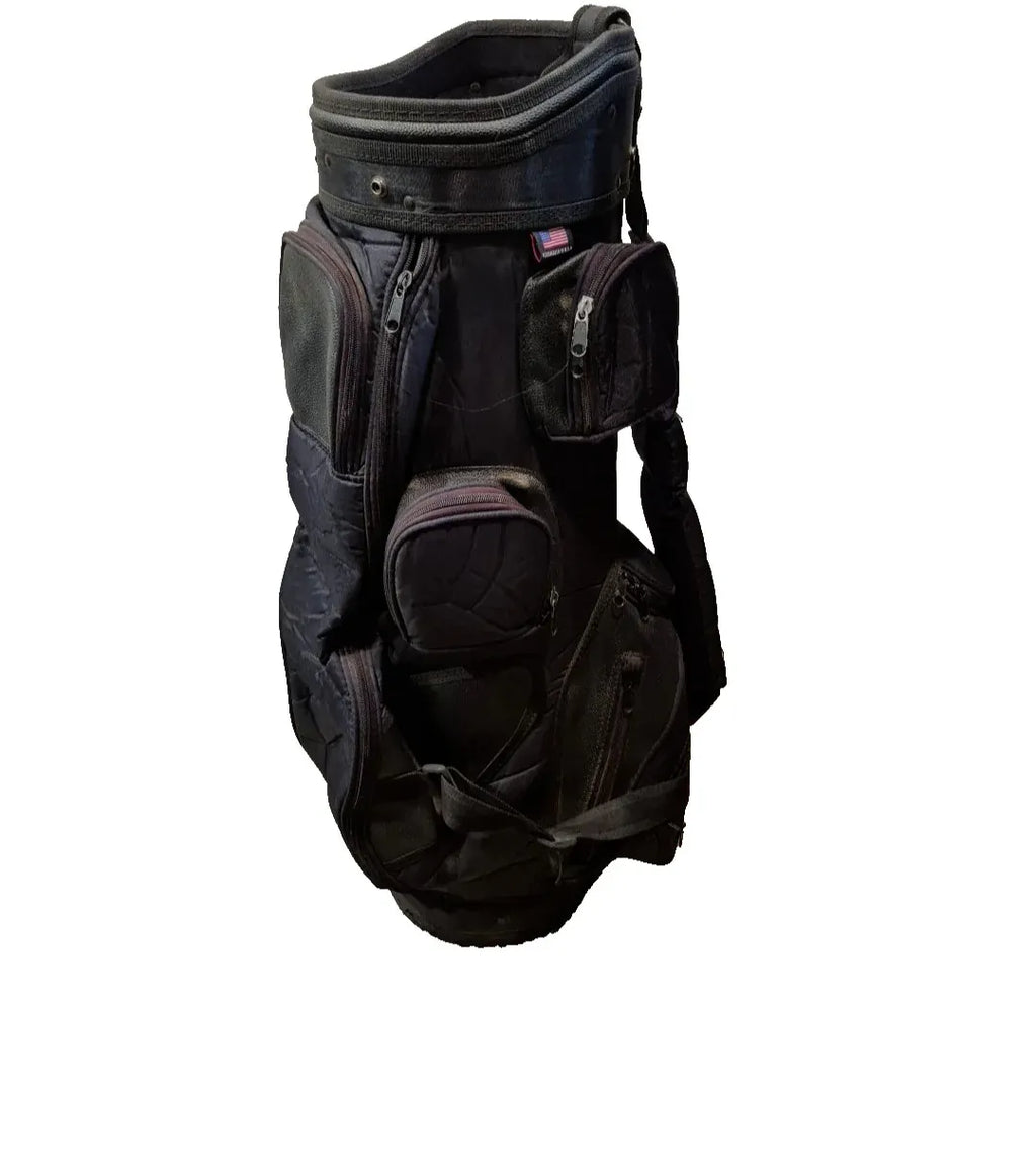 Golf Cart Carry Bag 10 Way Divider Multiple Pockets