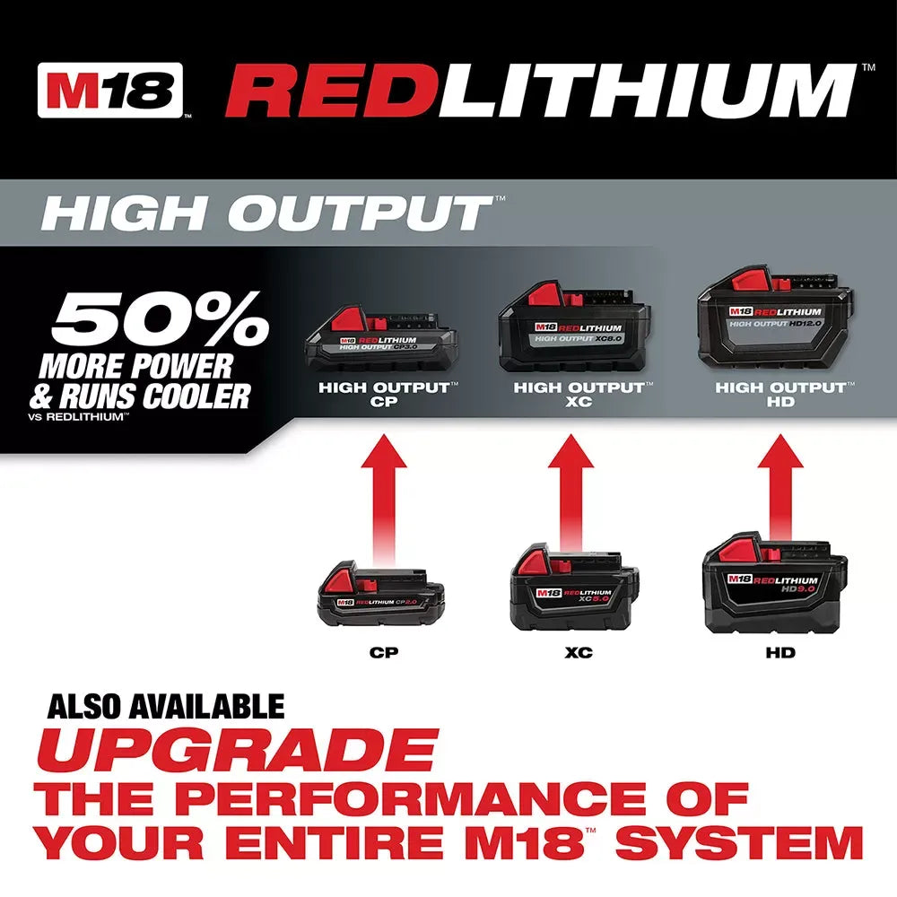 Milwaukee 48-11-1852 M18 18V 5.0Ah REDLITHIUM XC Extended Battery - 2pk