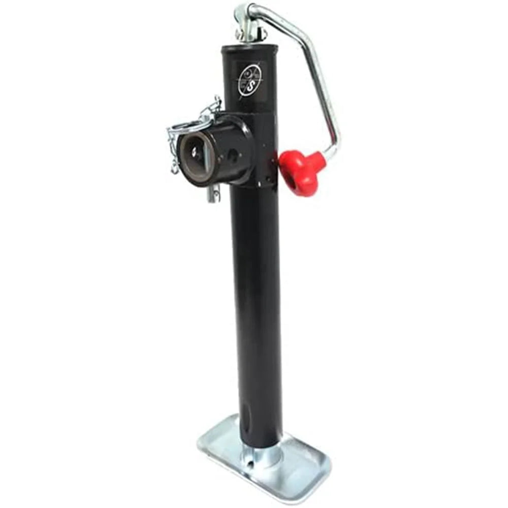 5,000 lb. Top Wind Ram Tubular Swivel Jack with Weld-on Pipe Mount 15 Travel