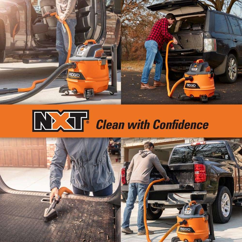 14 Gallon 6.0 Peak HP NXT Wet/Dry Shop Vacuum with Fine Dust Filter, Hose, Accessories and Premium Car Cleaning Kit HD1401