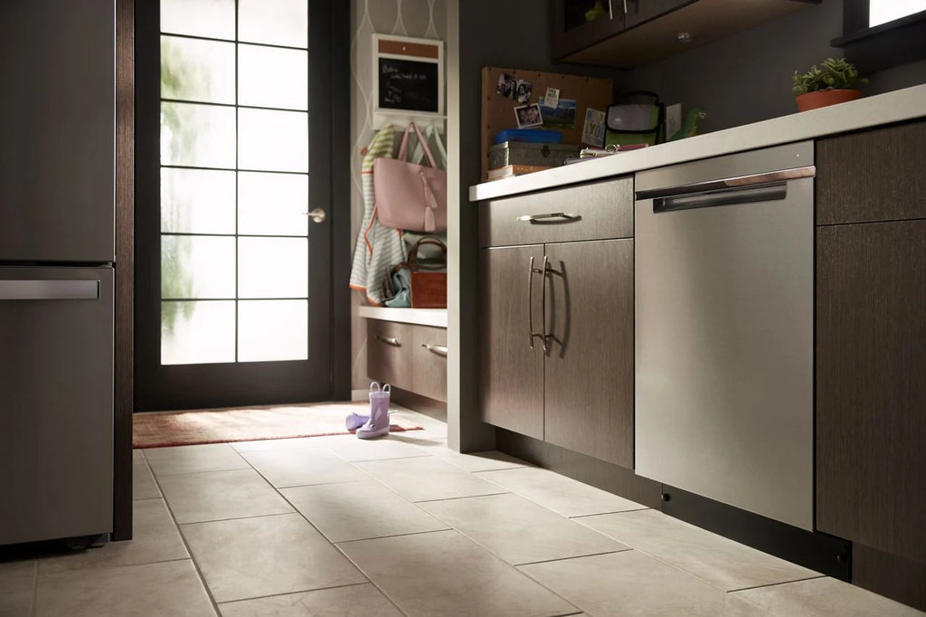 Whirlpool - 24 Built-In Dishwasher - Stainless steel