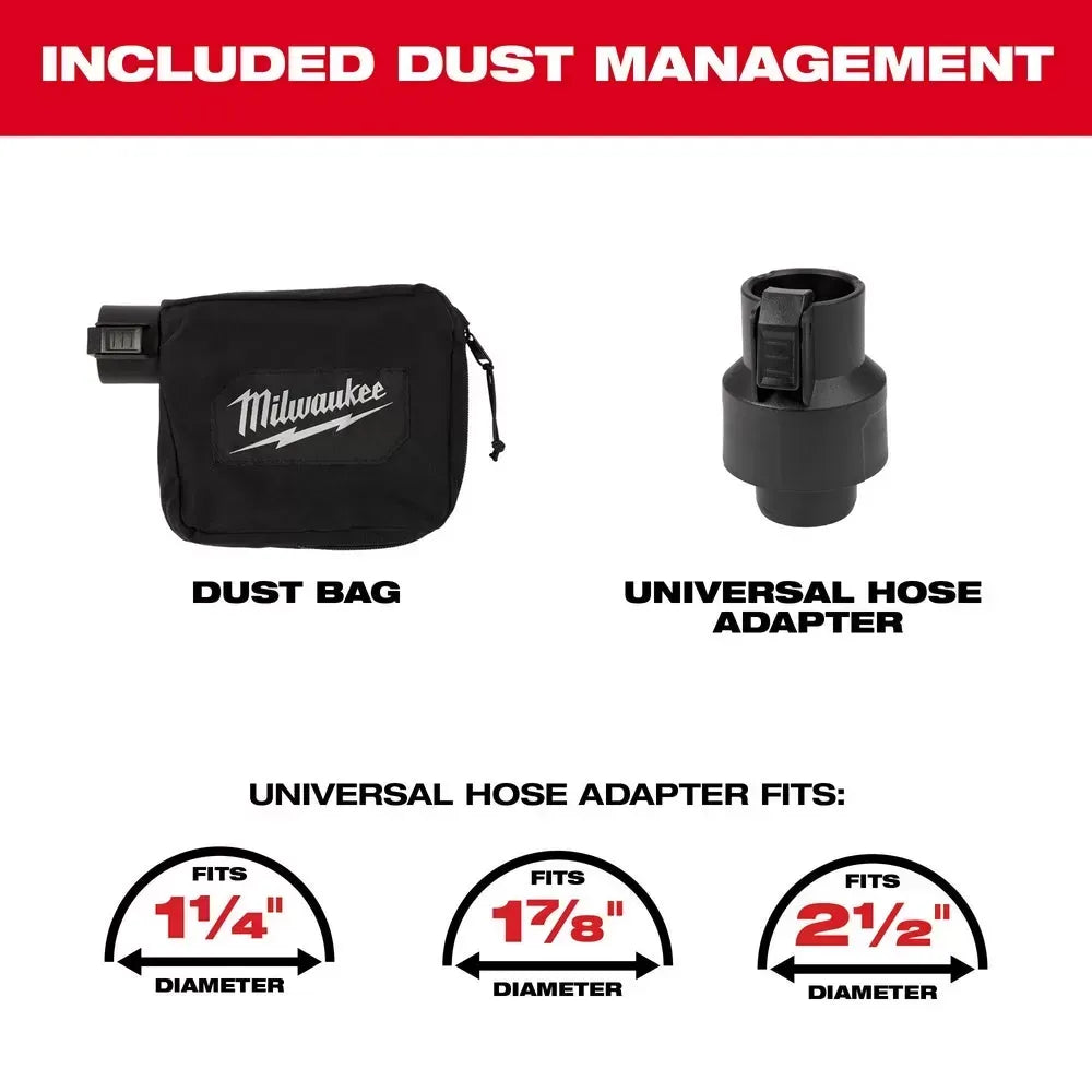 Milwaukee 2832-20 M18 FUEL 18V 3 x 18 Cordless Li-Ion Belt Sander - Bare Tool