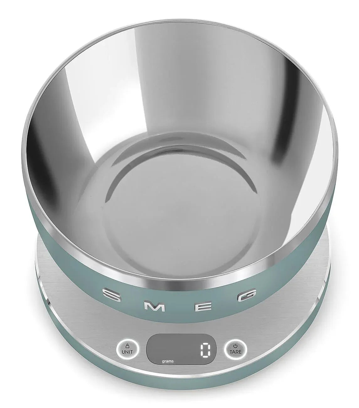 Contemporary Digital Kitchen Scale with Removable Bowl (Jade)