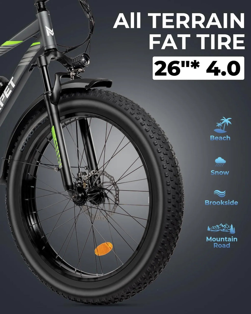 ✨Mukkpet Suburban 750W Electric Bike for Adults