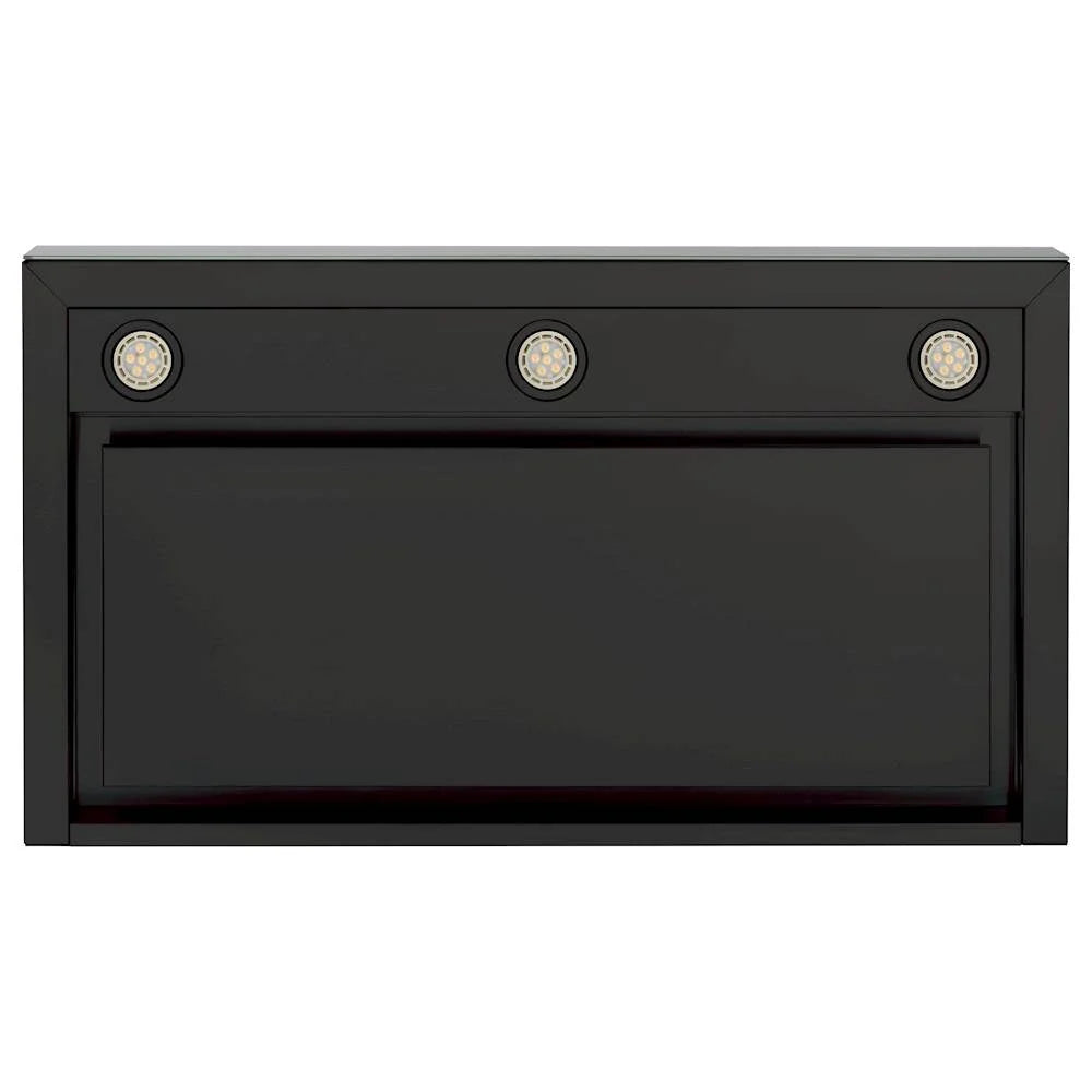GE - 36 Convertible Range Hood - Black stainless steel