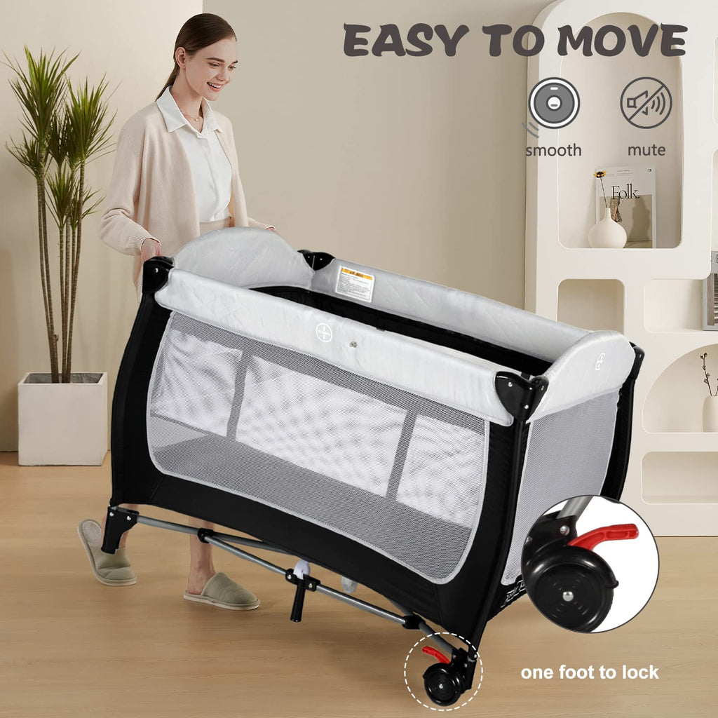 Kinder King Portable Bassinet Adjustable