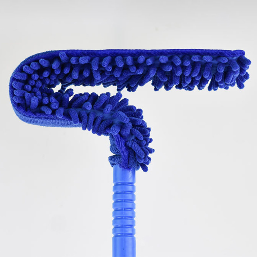Extendable Ceiling Fan Duster with Bendable Microfiber Head and Aluminum  Pole