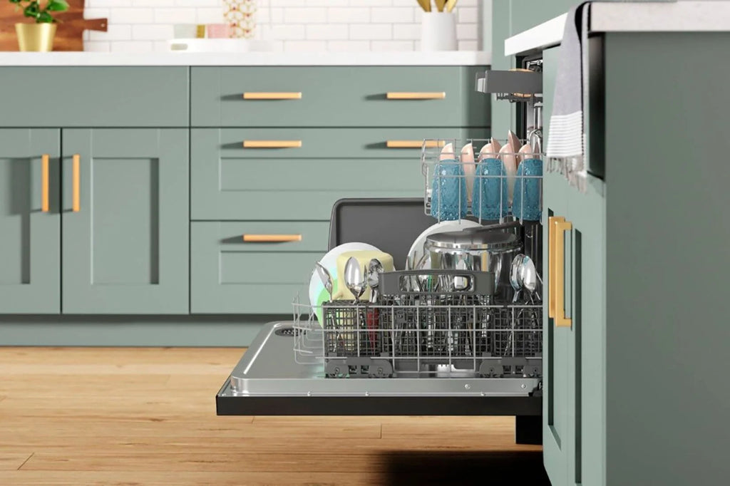 Whirlpool - 24 Top Control Built-In Dishwasher with Stainless Steel Tub, Large Capacity, 3rd Rack, 47 dBA - Black stainless steel