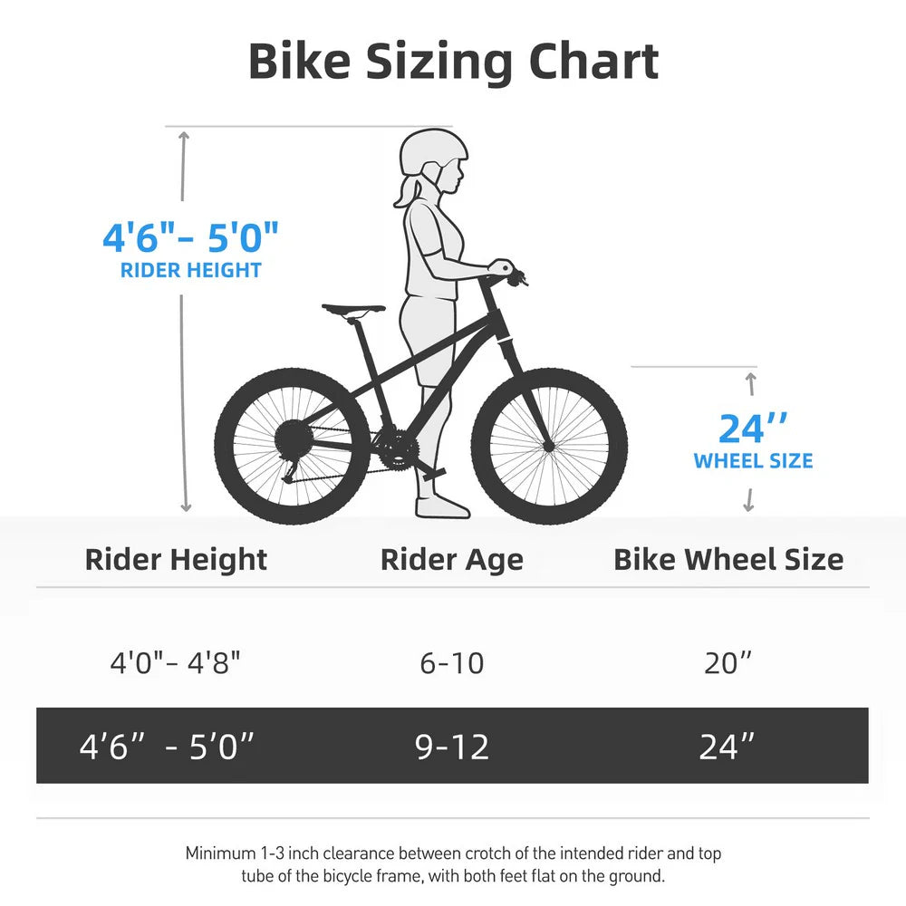20/24-Inch Kids Mountain Bike, Single-Speed - Option 3