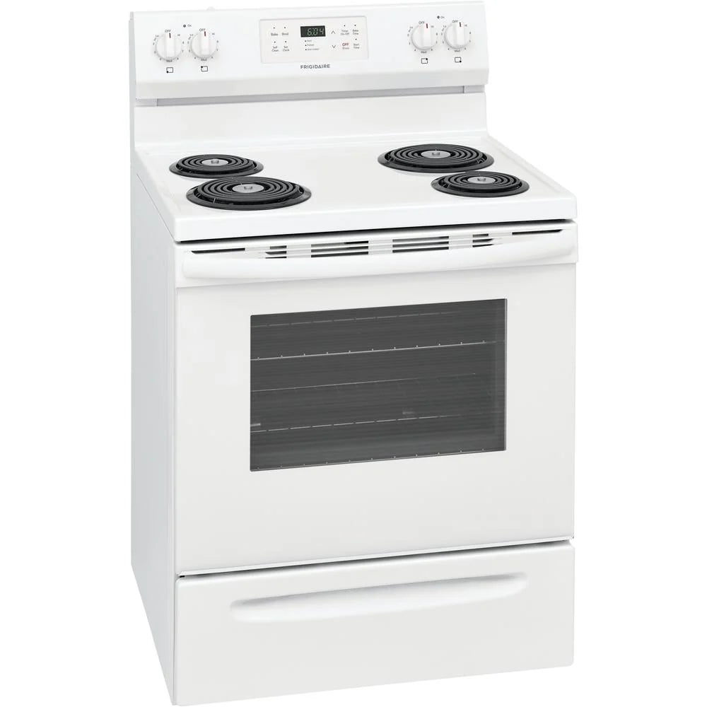 Frigidaire 30-inch Freestanding Electric Range with Ready-Select® Controls FFEF3016VW