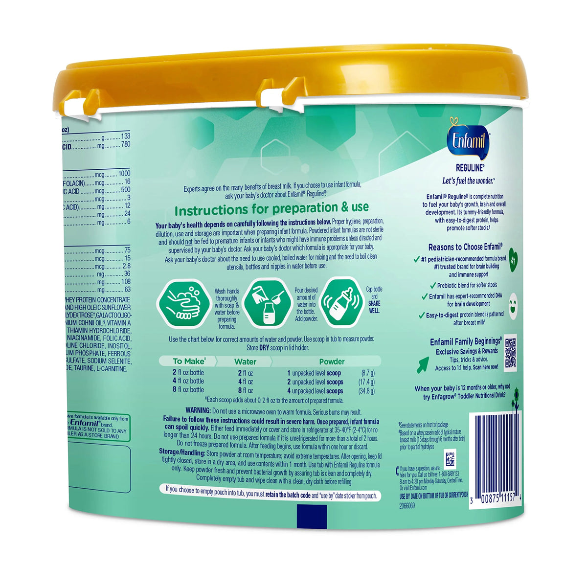 Enfamil Reguline Constipation Formula Probiotics