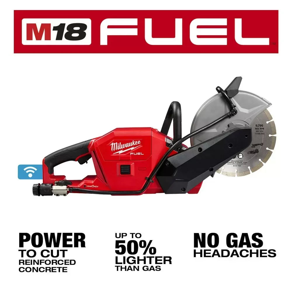 Milwaukee 2786-20 M18 FUEL 18V 9 Inch Cut-Off Saw w/ ONE-KEY - Bare Tool