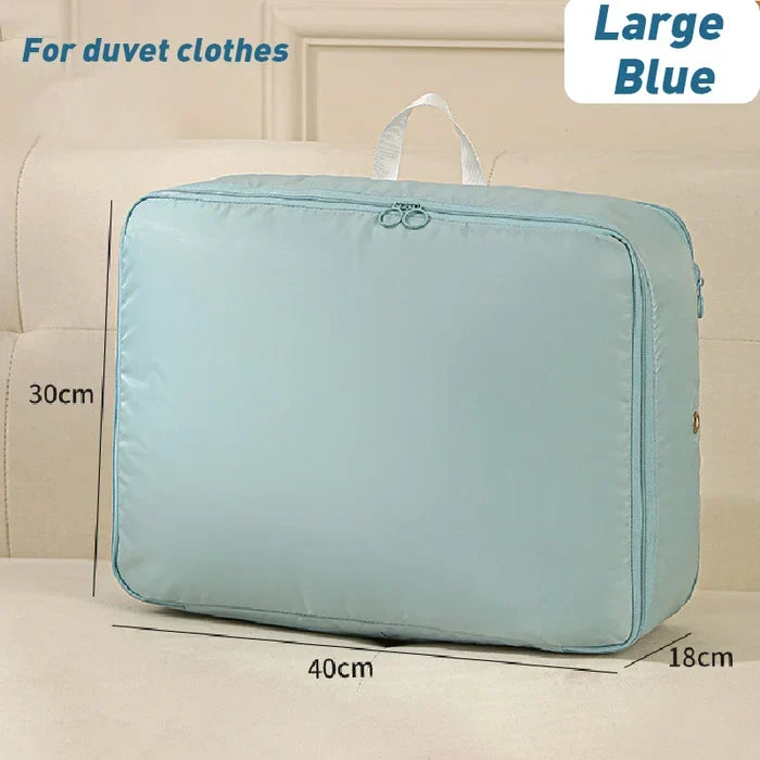 Compression Storage Bag with Built-In Zipper and Moisture-Resistant Fabric, Sturdy Handles